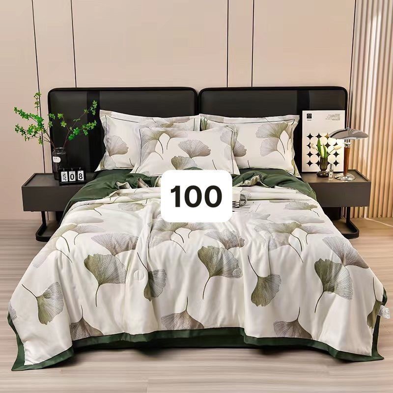 [NEW] Chăn Ga LỤA THÁI CHĂN HÈ, Cotton Lụa Hàng Nhập Khẩu  Siêu Đẹp Mát Lạnh. KT: 200*230cm.