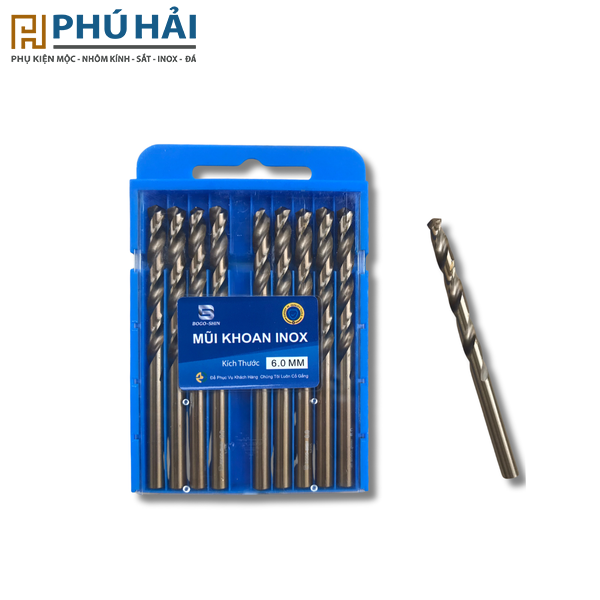 Mũi khoan inox Bogo
