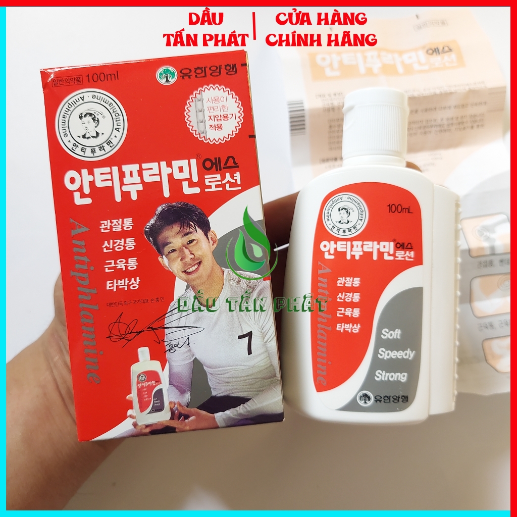 (CHÍNH HÃNG) Dầu Nóng Xoa Bóp Antiphlamine Hàn Quốc 100ml