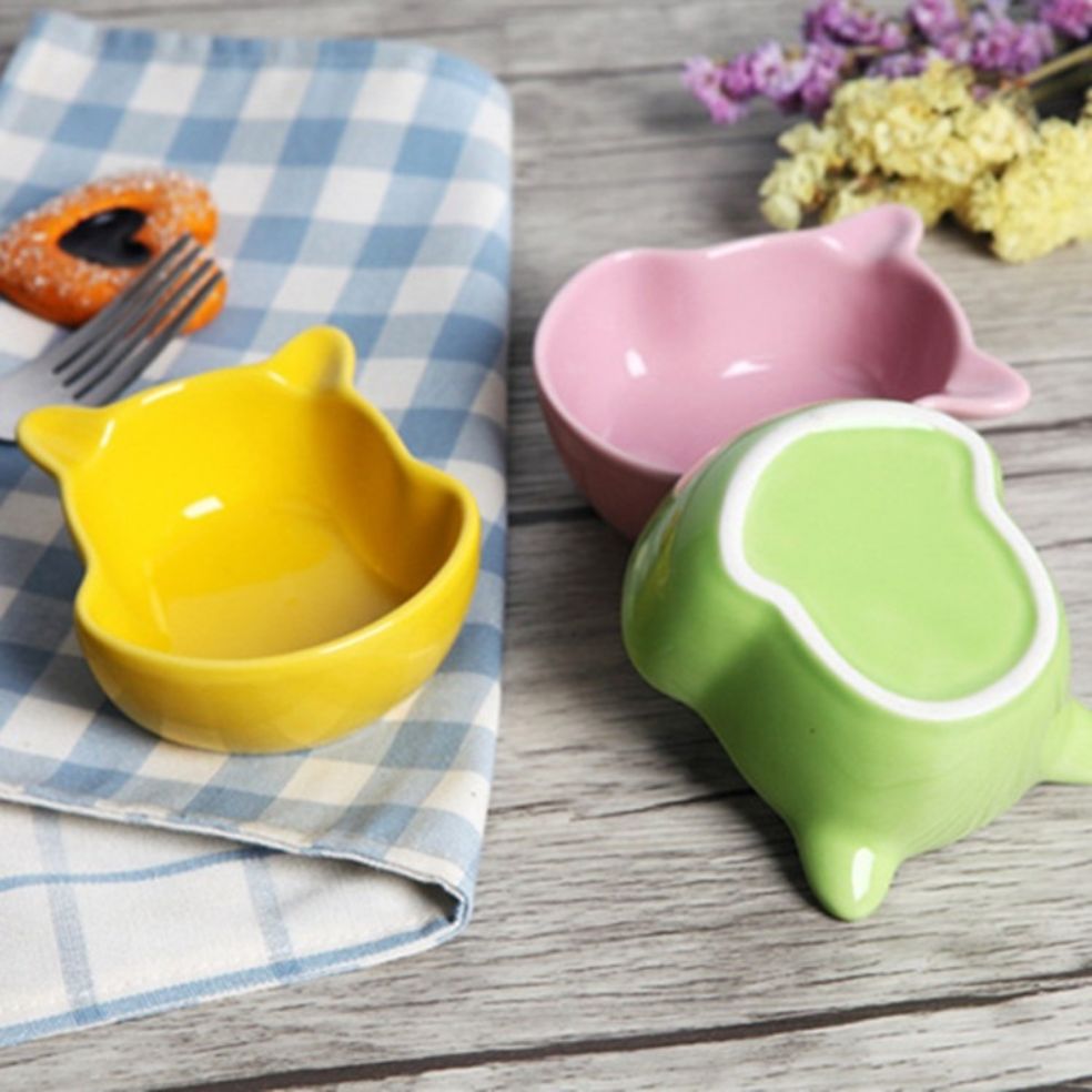 Chén ăn dặm, Bát ăn dặm gốm sứ cao cấp hình Gấu