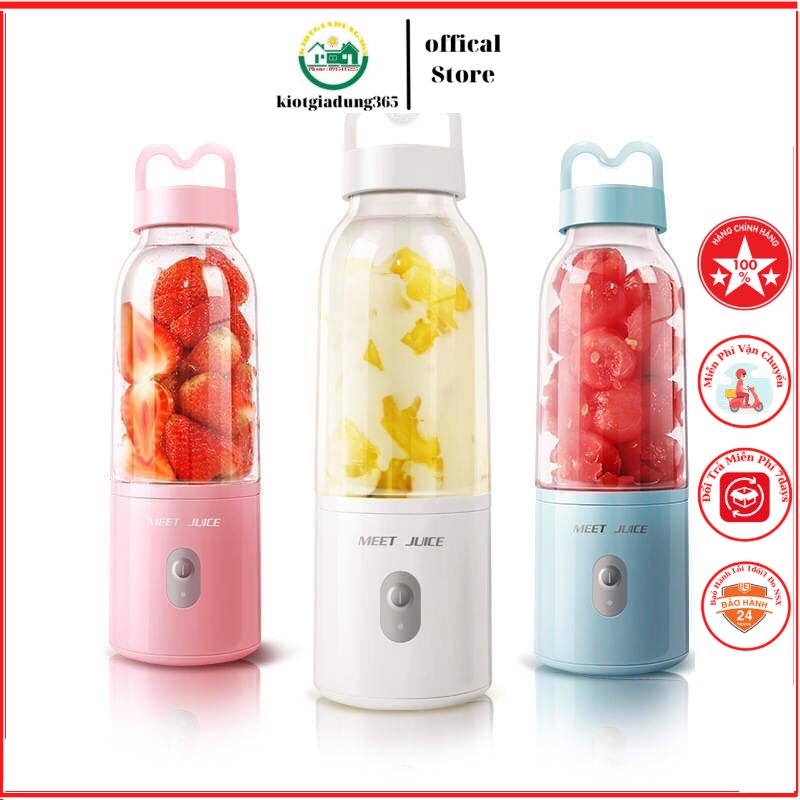 Máy xay sinh tố mini meet juice - máy xay sinh tố mini cầm tay