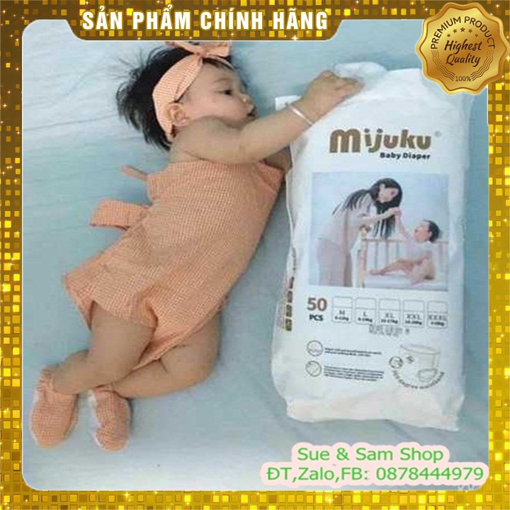 [Chính Hãng] Tã quần Mijuku chuẩn Nhật - 50 Miếng đủ Size