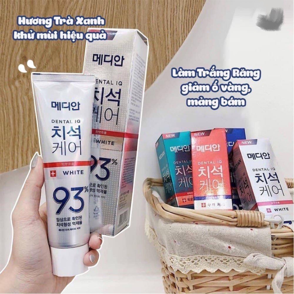 [SĂN DEAL]Kem đánh răng Median trắng 93% new 120g