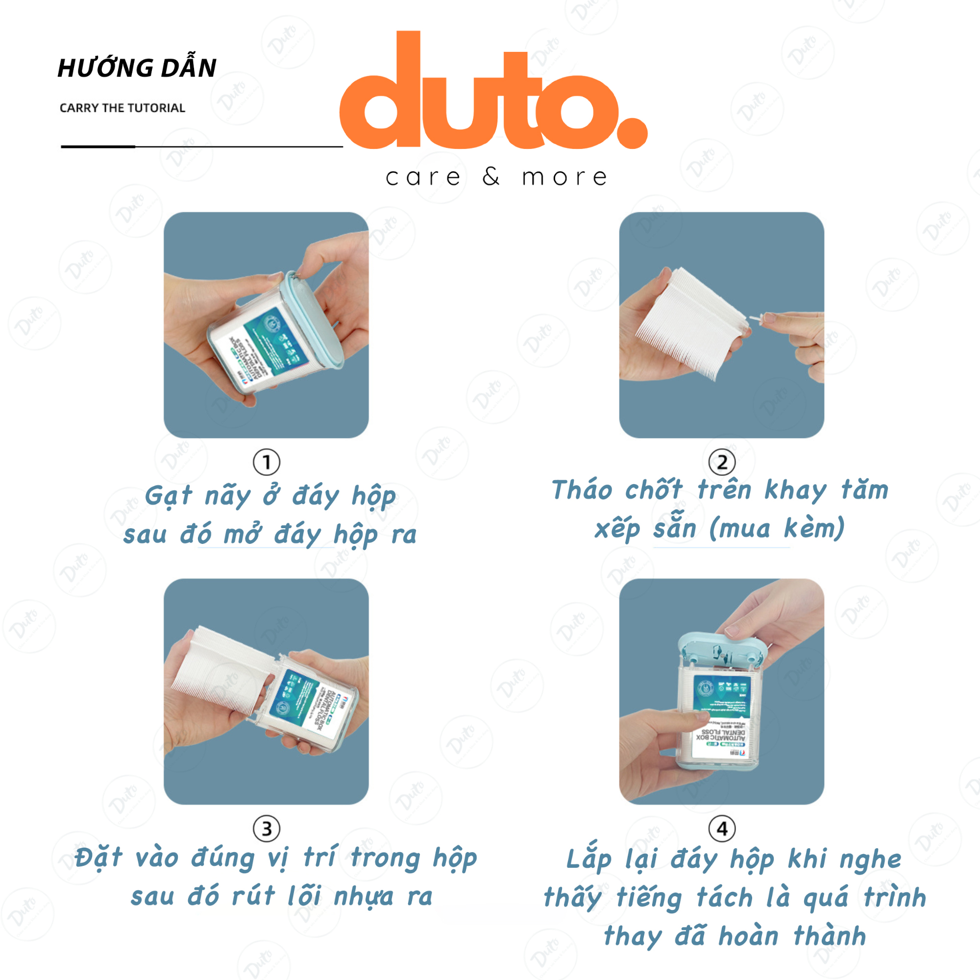BẢN ĐẶC BIỆT Hộp đựng tăm thông minh,sẵn 100 cái,nút bấm tự động