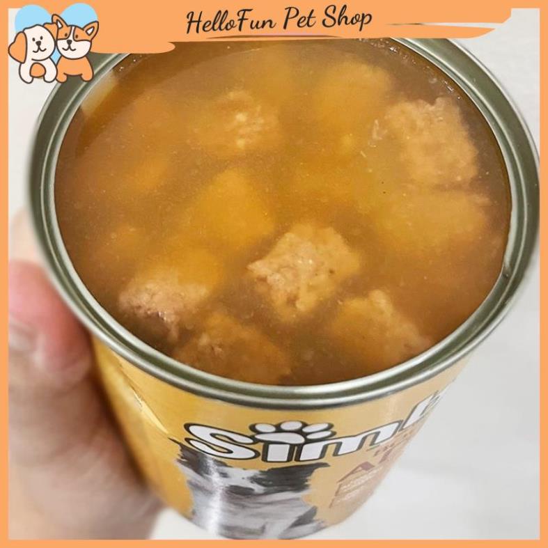 [HOT] Pate Simba cho chó vị gà tây (Lon 415g)