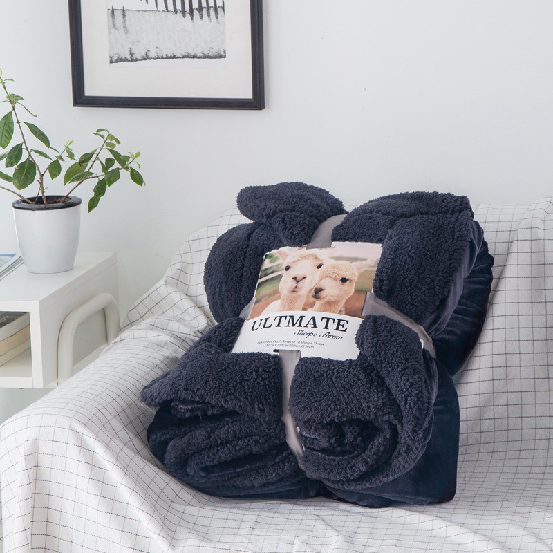[Hàng Xuất Khẩu] Chăn Lông Cừu Tuyết Ultimate Sherpa Throw 2m X 2m3