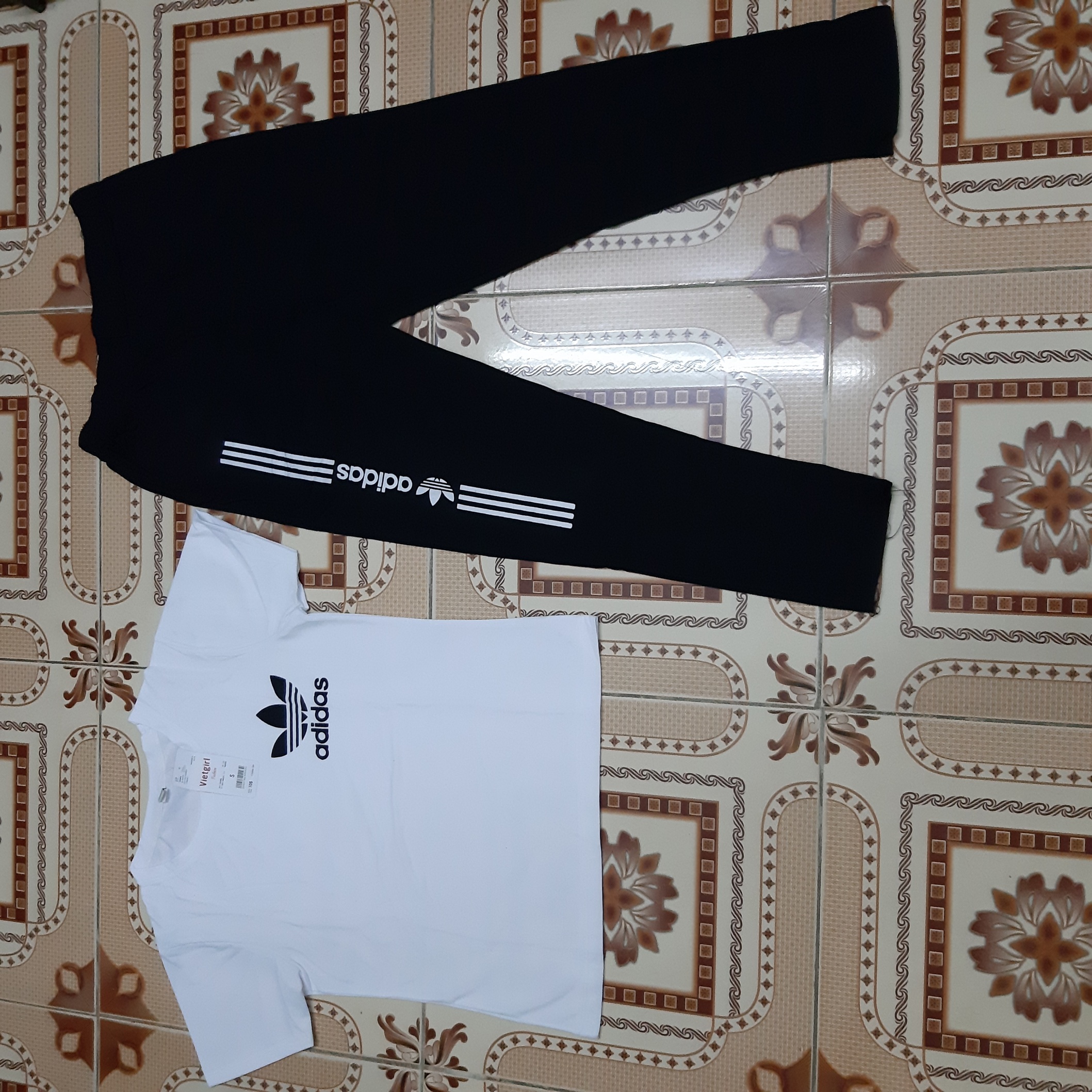 Set đồ bộ thun quần dài áo cộc tay cho nữ