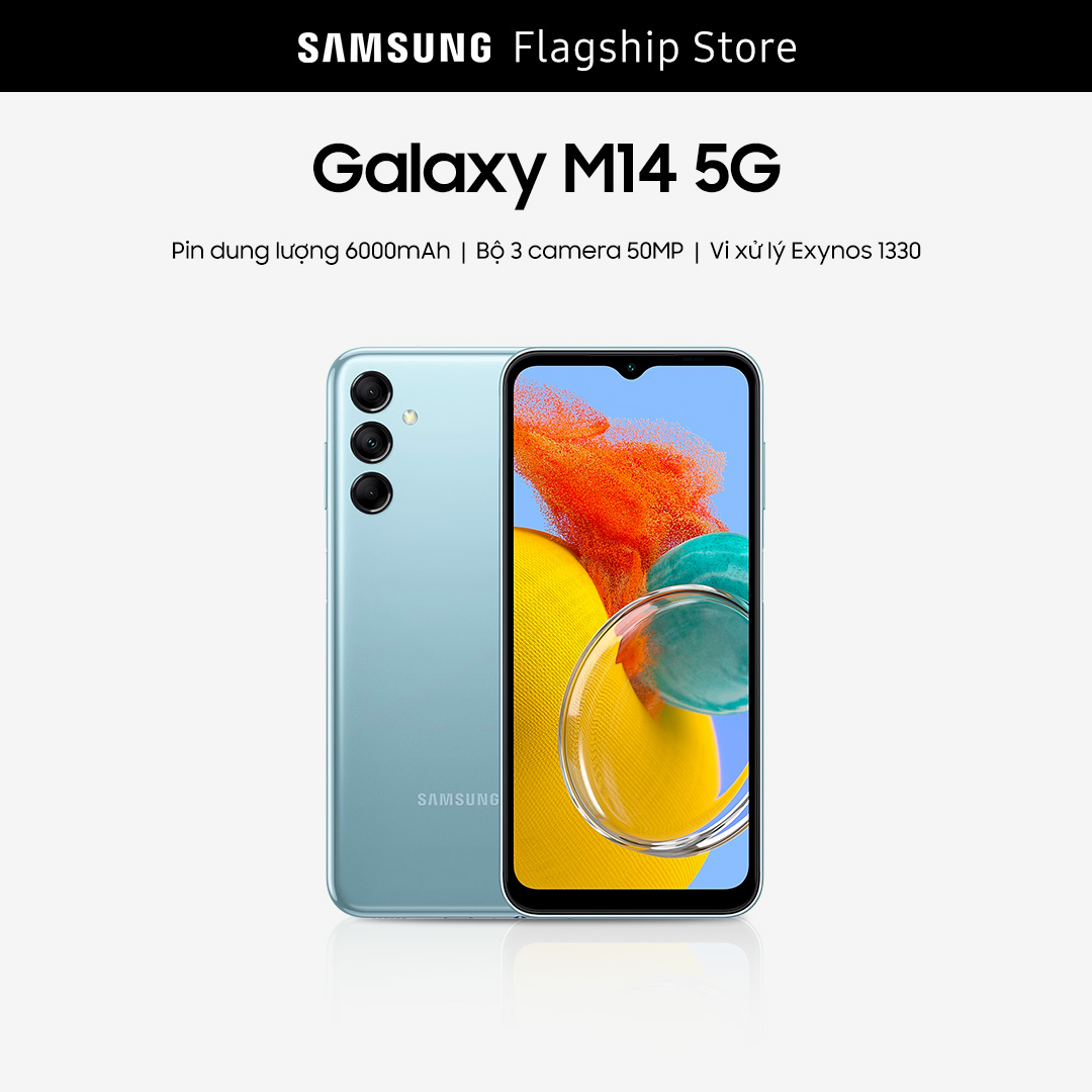 [SALE ĐẬM CHỈ 10.5] Điện thoại Samsung Galaxy M14 4GB+64GB 5G