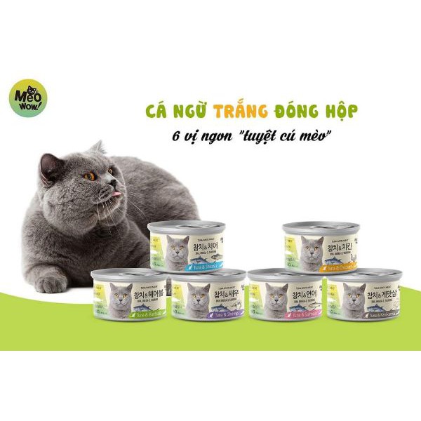 [HCM]Pate MEO WOW Hàn Quốc 80g