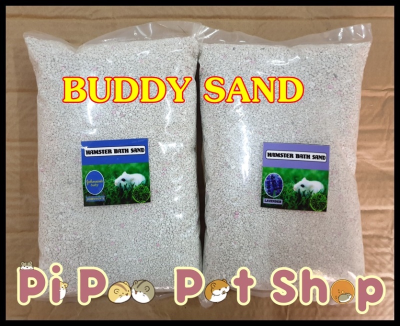 Cát buddy trắng lót chuồng hamster - 1KG