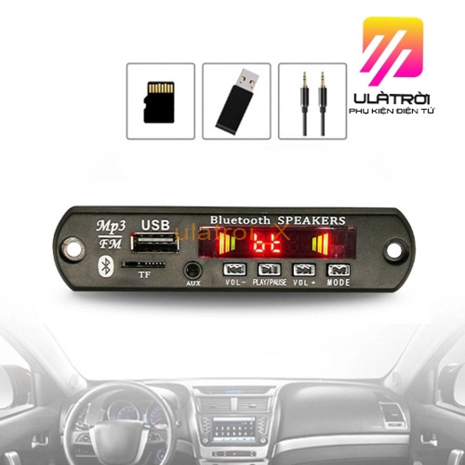 Mạch bluetooth 5.0, Mạch giải mã âm thanh MP3 5V/12V Bluetooth