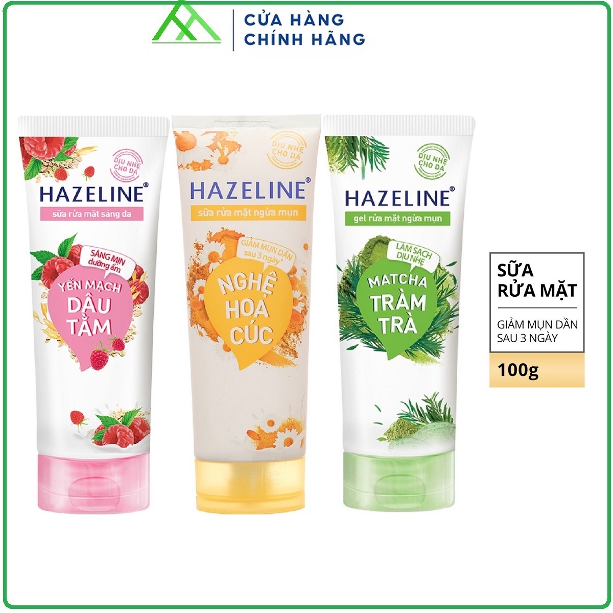 Sữa Rửa Mặt Ngừa Mụn Hazeline 100g