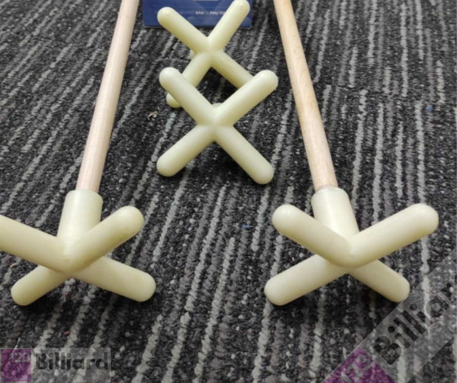 [HCM][SIÊU THỊ BIDA] Đầu cào Nhựa hình chữ X Bida Lỗ/Pool [Đầu Cào/Đầu Lết]