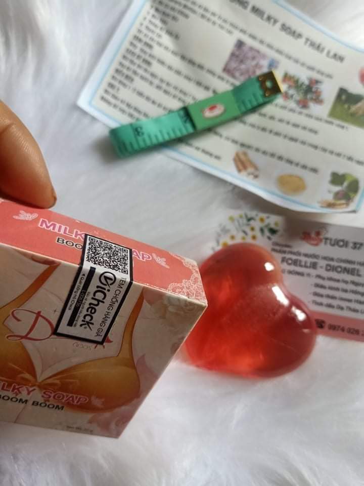 Xà phòng tăng size vòng 1 thái lan milky soap bom bom tăng 3-5cm sau 1 liệu trình 3hop chính hãng