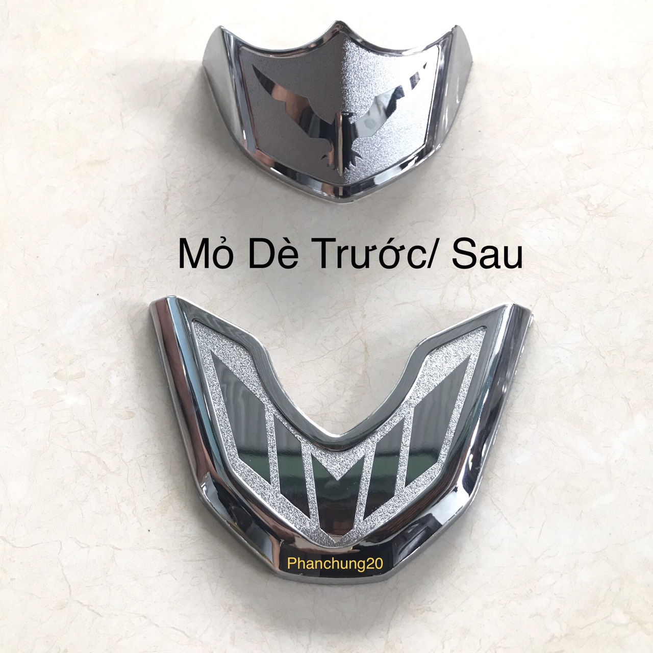 CẶP MỎ DÈ TRƯỚC / MỎ DÈ SAU DÙNG CHO ĐỜI XE FREEGO / FREEGO S CROM