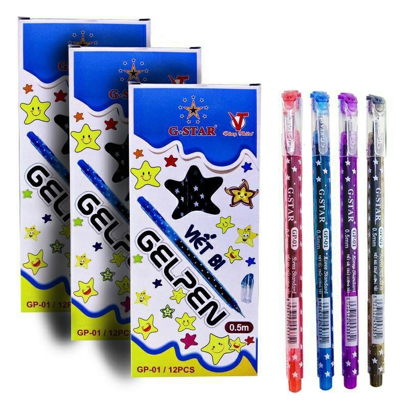 Hộp 12 cây Bút nước mực tím Gstar GP-01 dành cho học sinh tiểu học