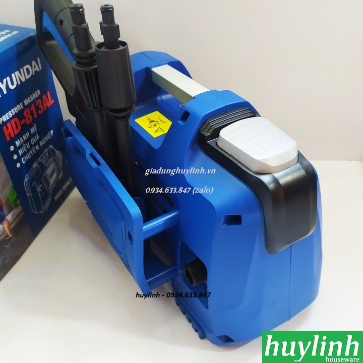 [HCM]Máy xịt rửa xe Hyundai HD-813AL - Model 2019 - Motor từ