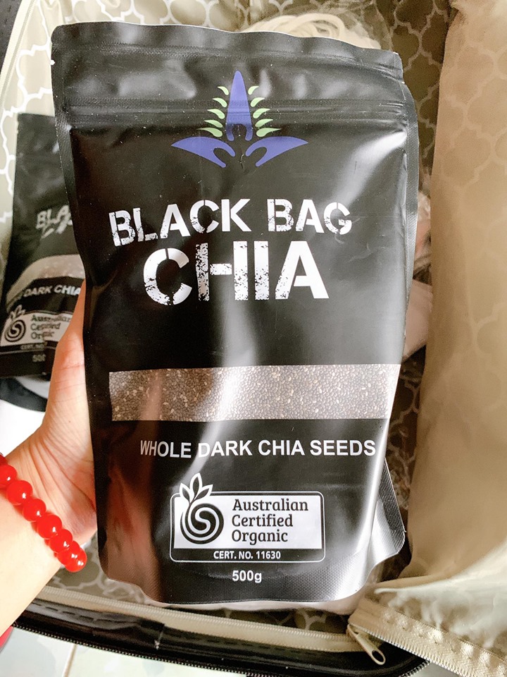 [HCM]Hạt chia Úc hữu cơ Black Bag Chia 500gr
