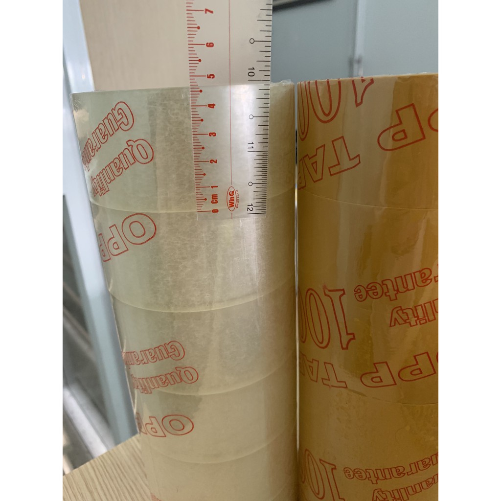 Cuộn Băng Keo (Trong / Đục) 100 yard - Đóng Gói Hàng / Thùng