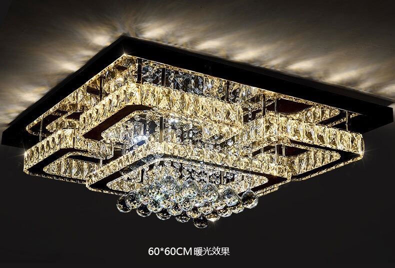 [GIÁ SỐC ĐÈN ỐP TRẦN VUÔNG PHA LÊ] Hàng bảo hành chính hãng.