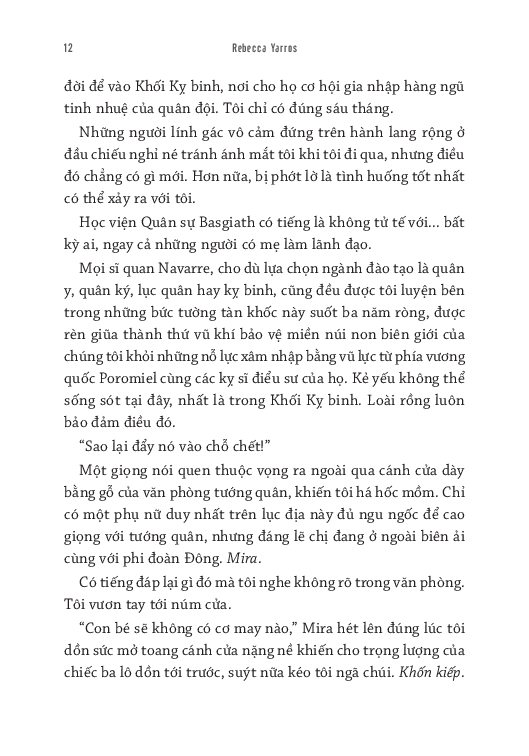 Fourth Wing: Cánh Tư (Tác giả: Rebecca Yarros)