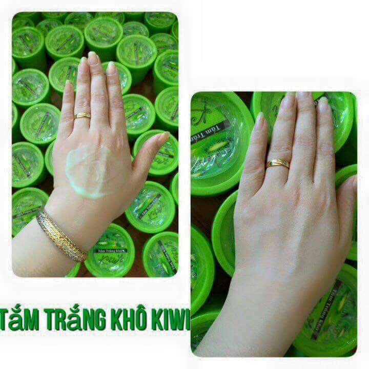 Ủ tắm trắng khô kiwi - ủ 10 phút là bật tông ngay