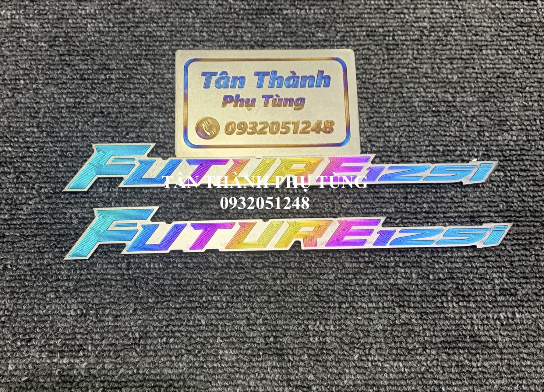 Chữ titan future 125i kiểu 7 màu