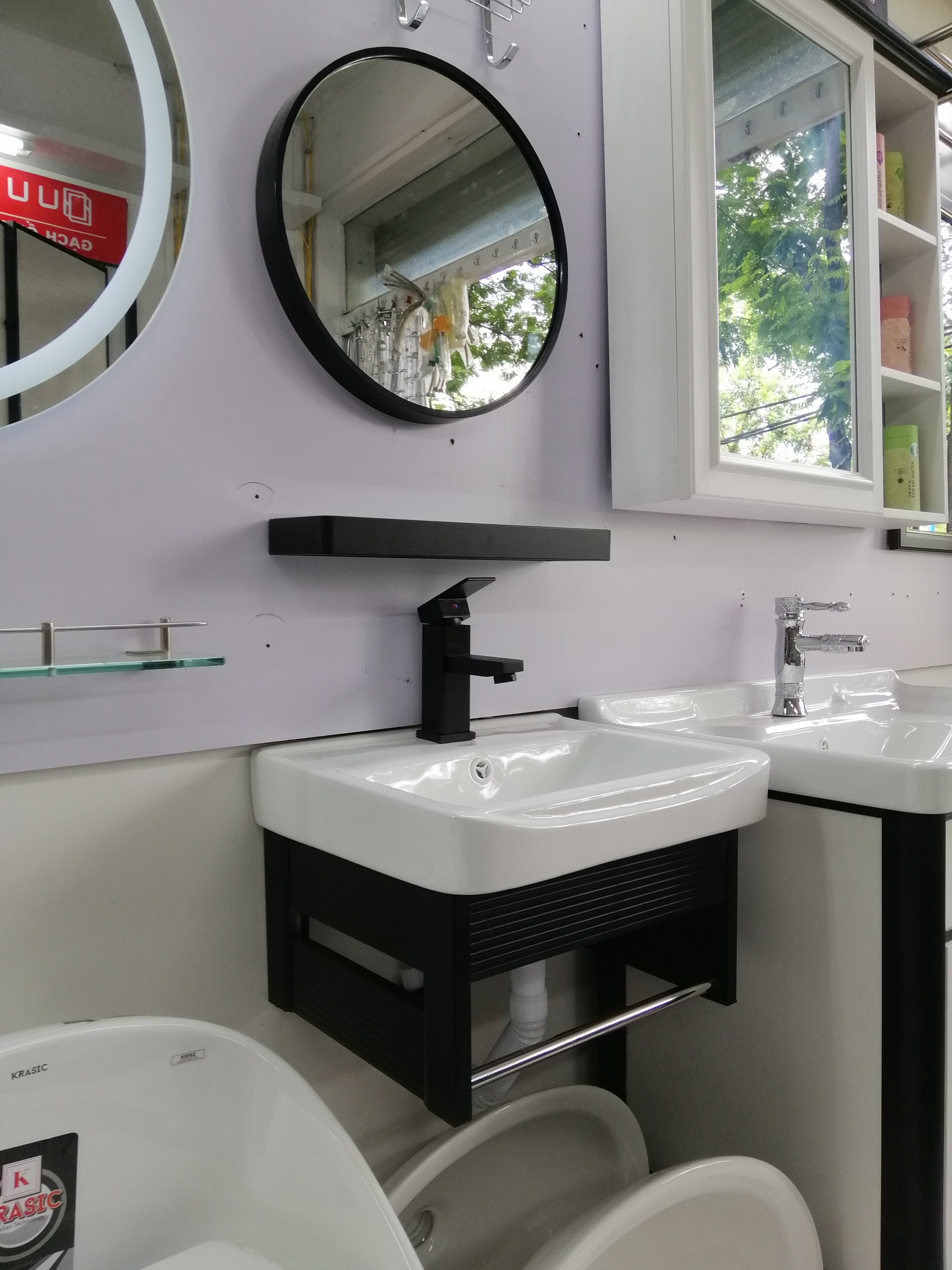 bộ chậu lavabo mini