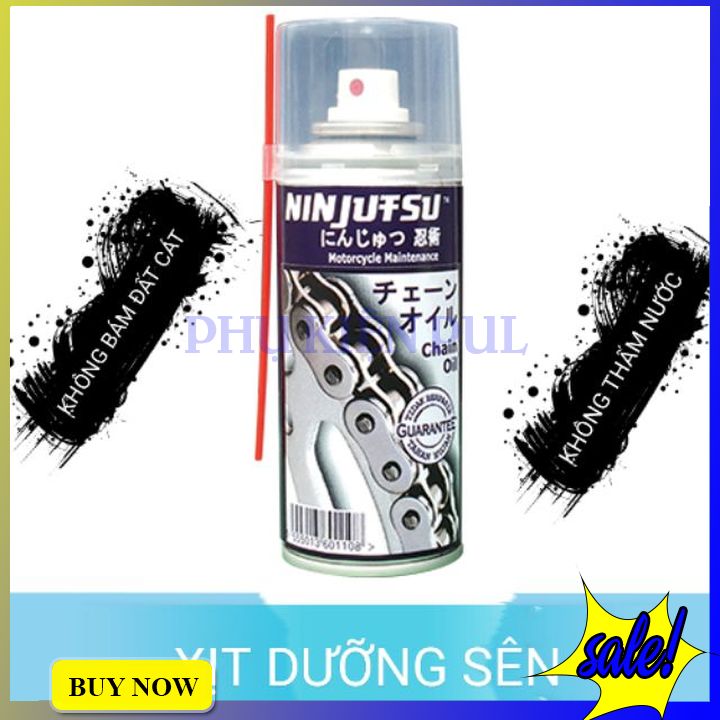 Xịt dưỡng xích sên samurai NZ002 hàng chính hãng