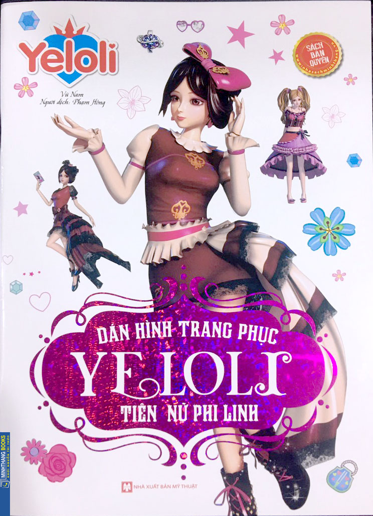 Dán hình trang phục YELOLI - Tiên nữ phi linh (Sách bản quyền)