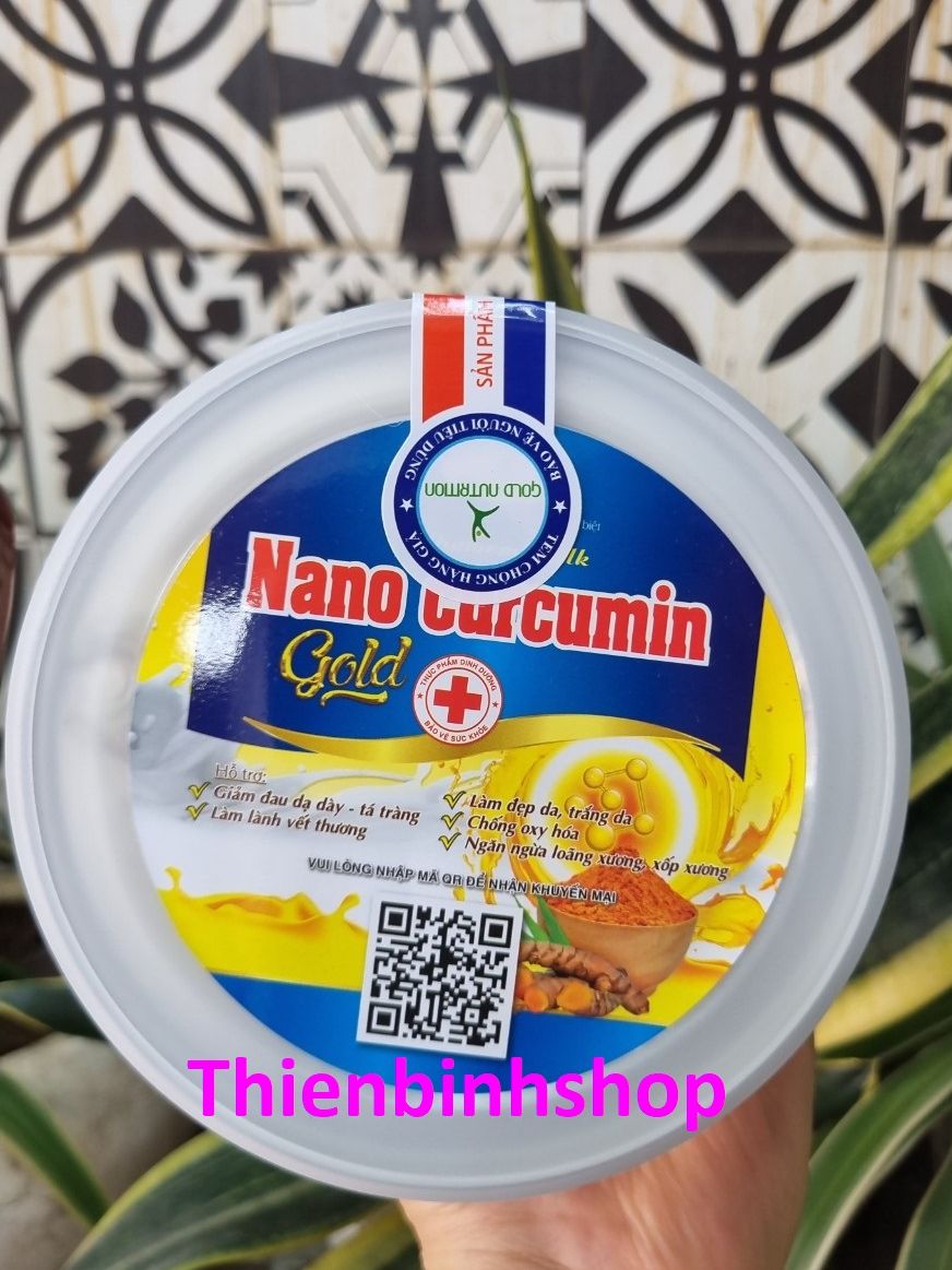 (Combo 2 hộp 900g) Sữa nghệ NANO CURCUMIN GOLD. HSD 2027