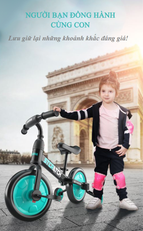 Mua Xe đạp thông minh 4 in 1 dành cho các bé- bạn đồng hành của bé trong những năm đầu đời