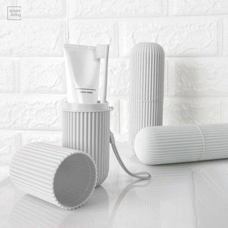 [HCM]HỘP ĐỰNG BÀN CHẢI  KEM ĐÁNH RĂNG DU LỊCH
