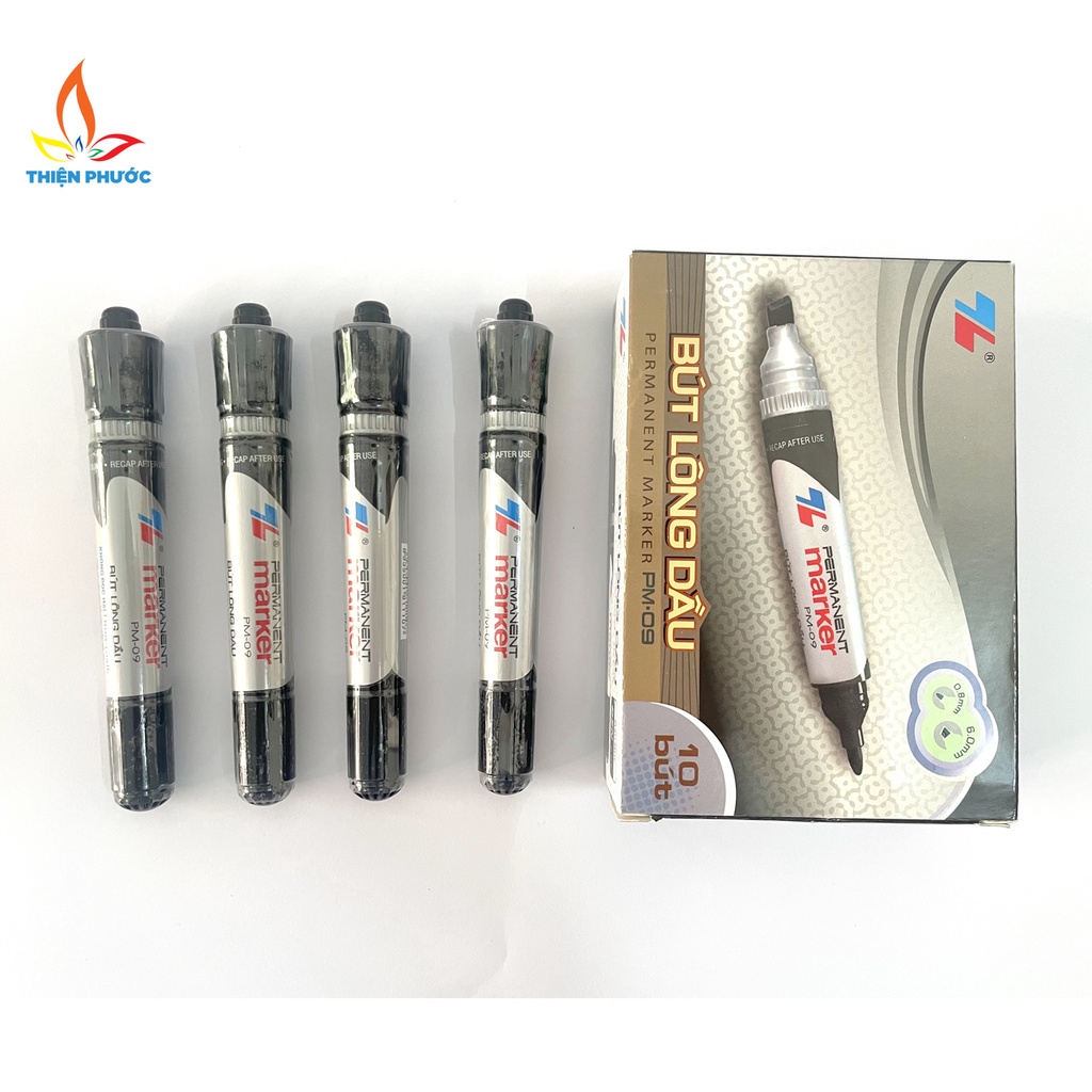 Bút lông dầu Thiên Long PM09 [Hộp 10 cây] THIỆN PHƯỚC