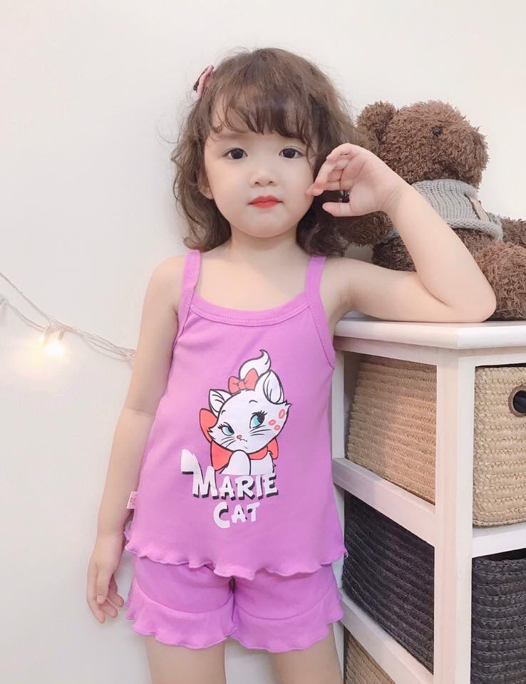 [HCM]Set bộ bé gái - Bộ 2 dây hình thú
