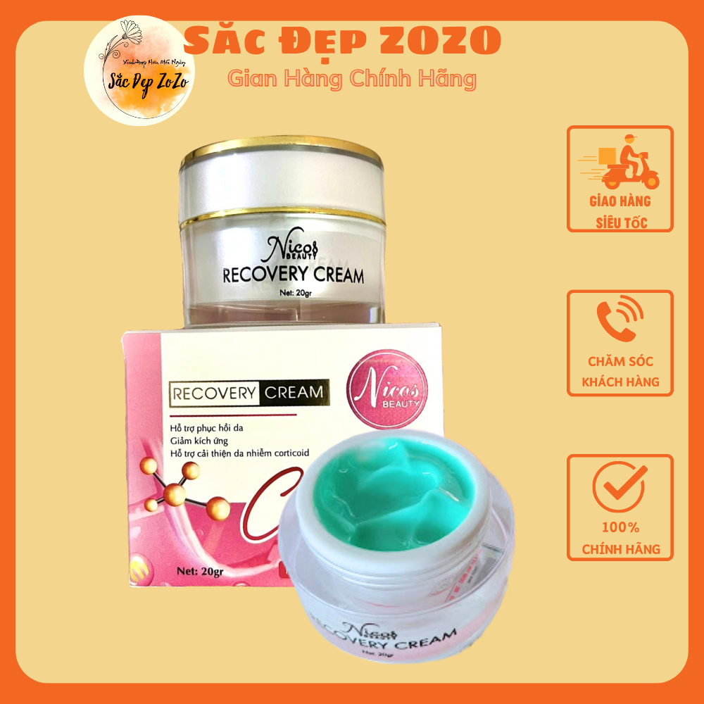 Kem phục hồi da chuyên sâu Nicos Beauty Recovery Cream 20g