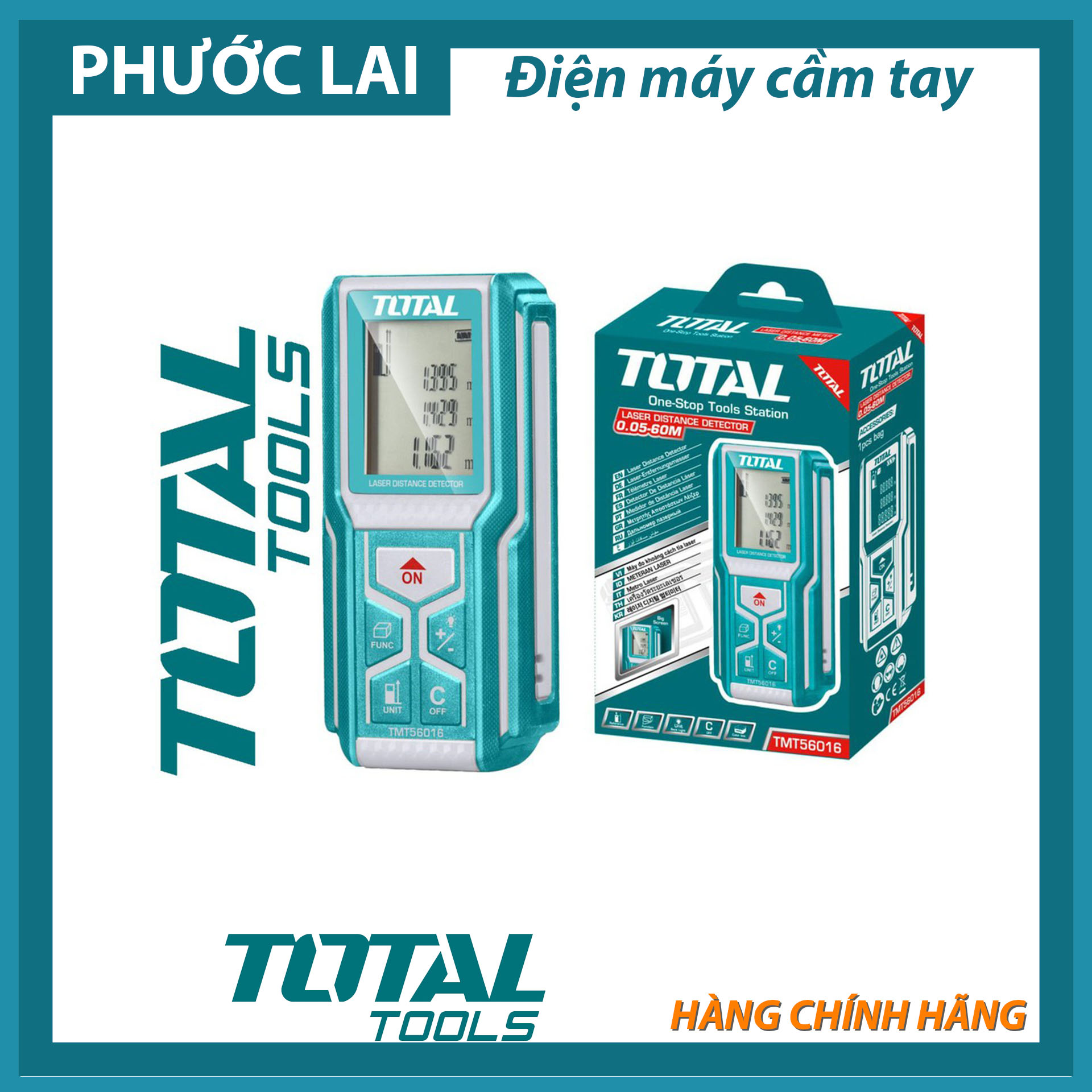 Máy đo khoảng cách tia Laser Total TMT56016