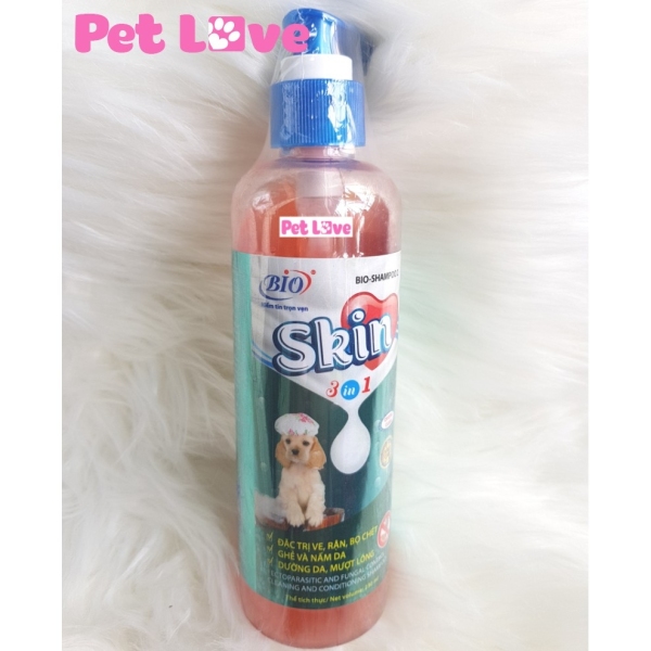 affordable Sữa tắm ghẻ nấm da ve rận mượt lông chó Bio Skin (230ml)