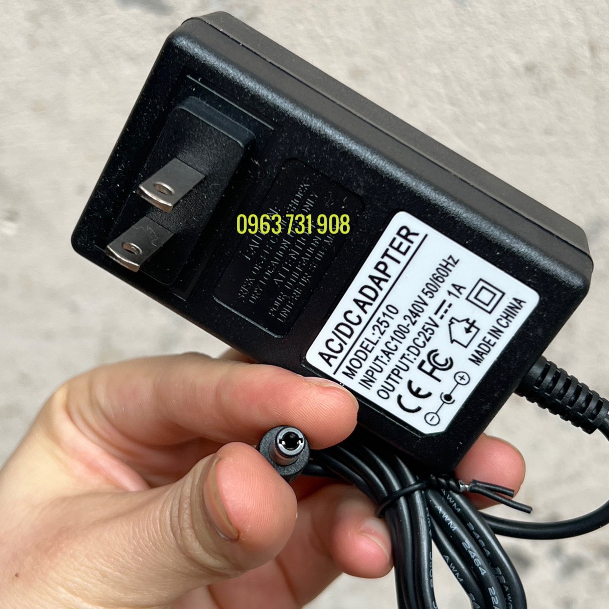 Adapter nguồn 25v 1A (1000MA) loại tốt