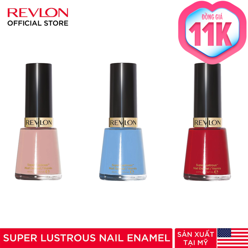 Sơn móng tay Revlon Nail Enamel (Màu ngẫu nhiên - HSD tối đa 1 năm)