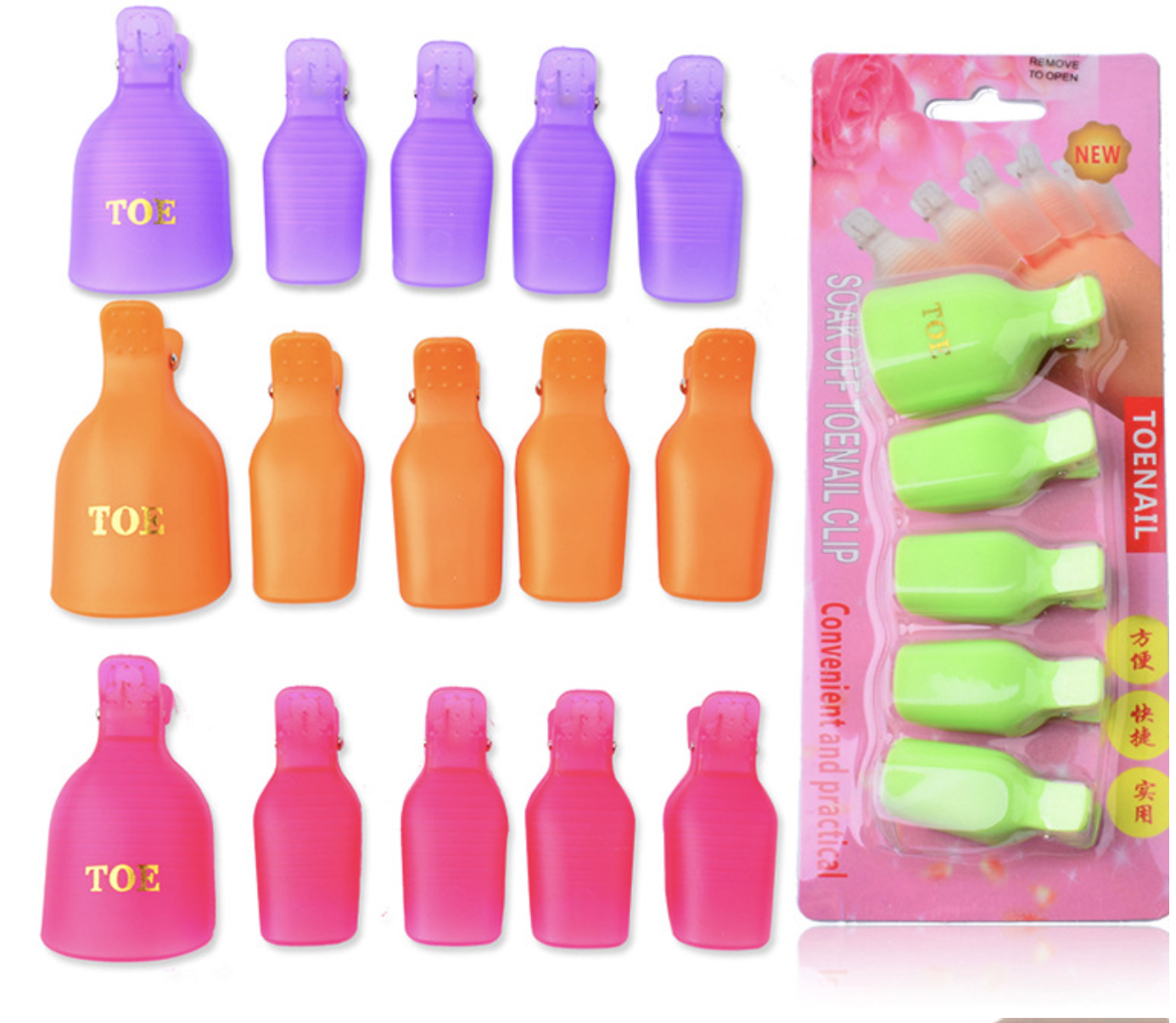 Kẹp Ủ Tháo Gel Chân Vỉ 5 Cái