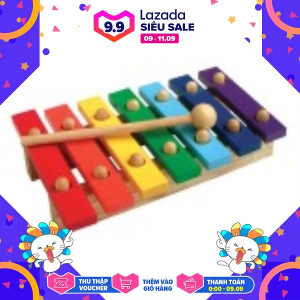[HCM]Đàn mộc cầm 7 thanh bằng gỗ winwintoys 63062