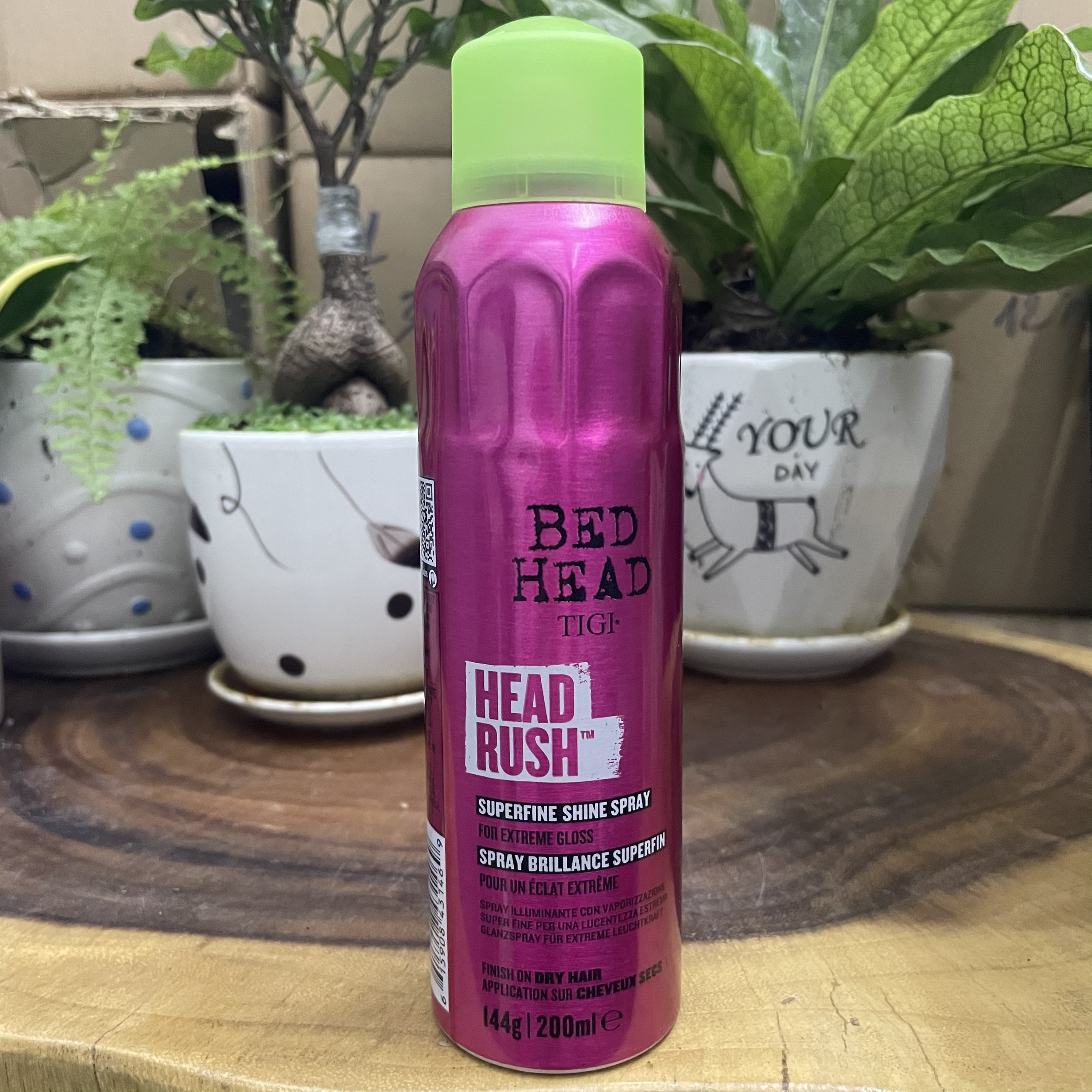 Xịt Bóng Tigi Bed Head Headrush Shine Adrenaline 200ml