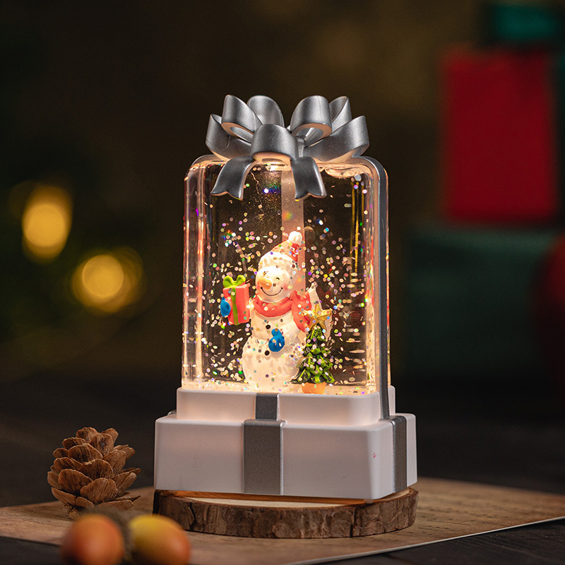 Table tree light, decorative box light, Christmas gift