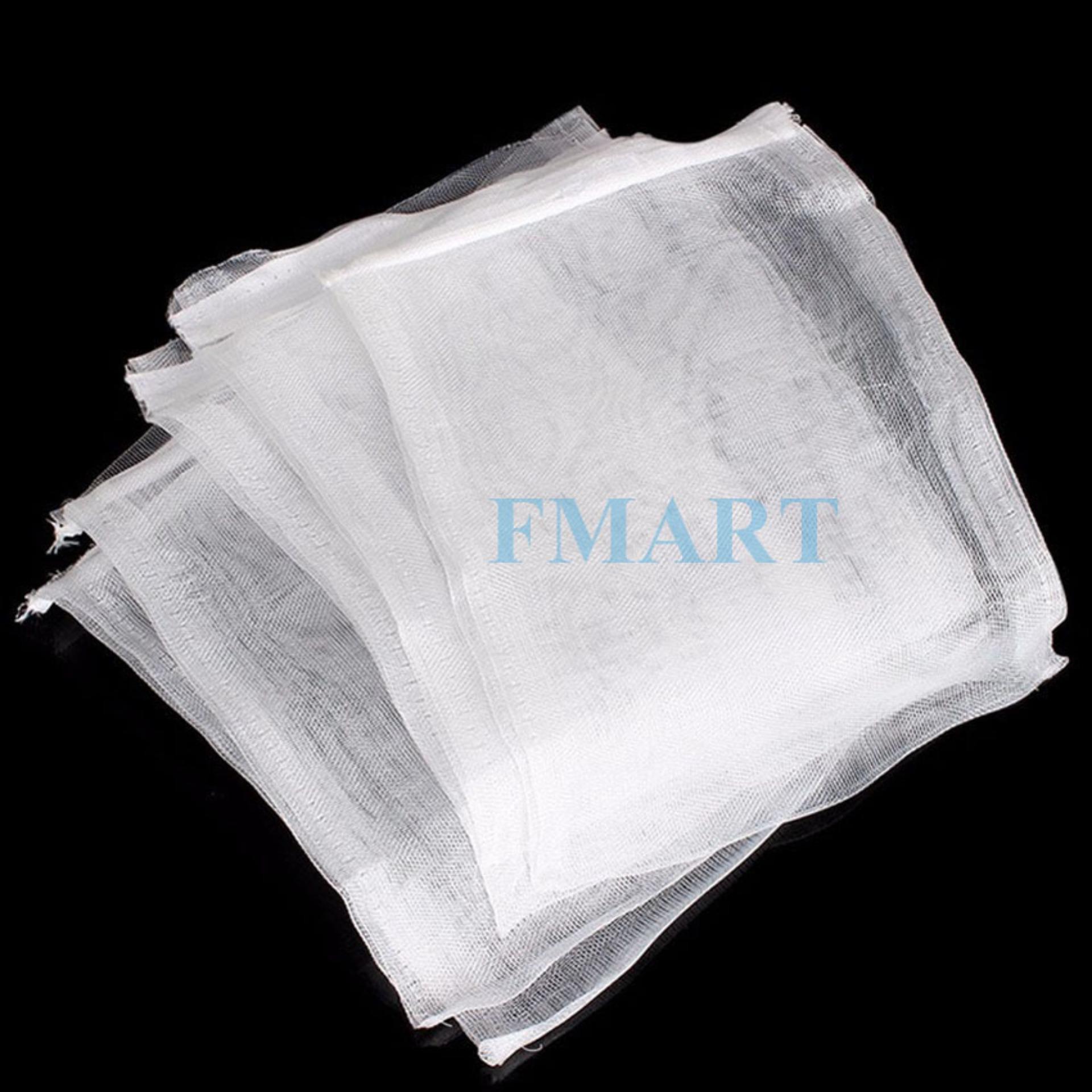 Aquarium DRAWSTRING 37X29cm Filter Media Net Bag fish tank ( WHITE)