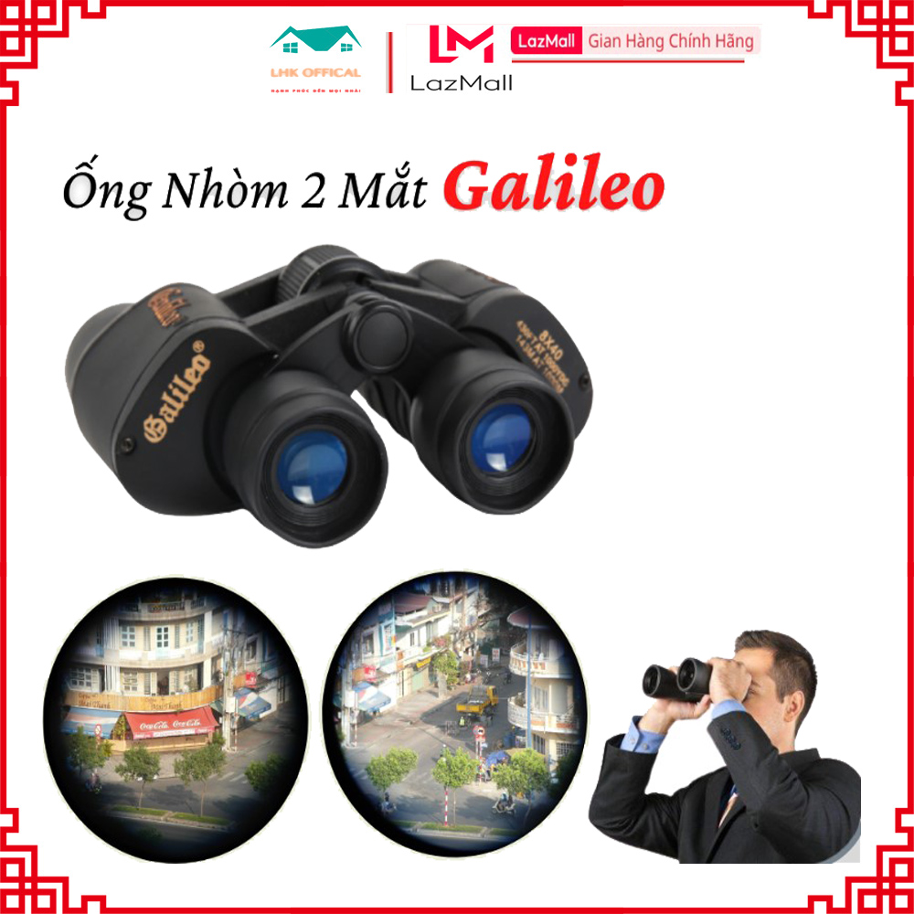 Ống Nhòm Săn Ong Dã Ngoại Du Lịch Galileo 2 Mắt Chính Hãng