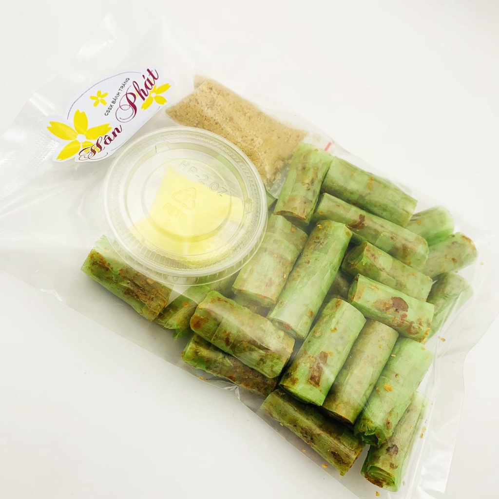 BÁNH TRÁNG LÁ DƯA CUỘN ĐẬU PHỘNG 1 BỊCH