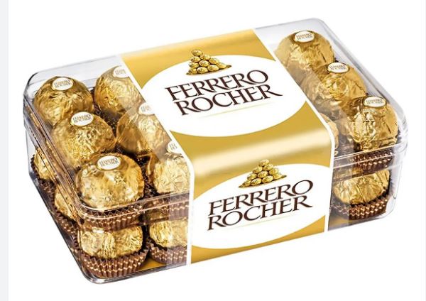Date 06/26   Socola Ferrero Rocher hộp 30 viên Ý