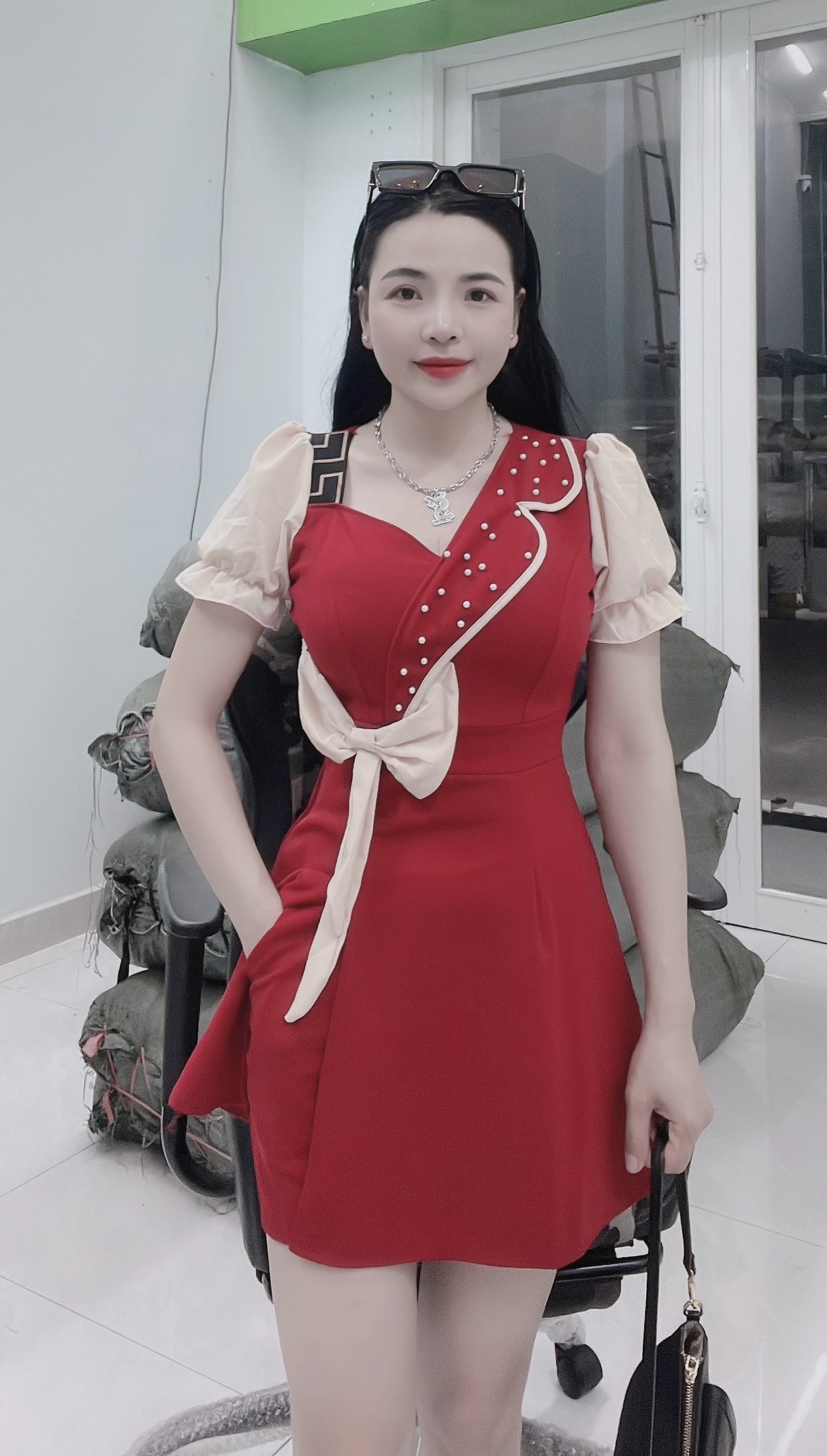 SÉT ÁO PHÔM DÀI KÈM QUẦN ĐÙI-MẶC TÔN DÁNG.AK14
