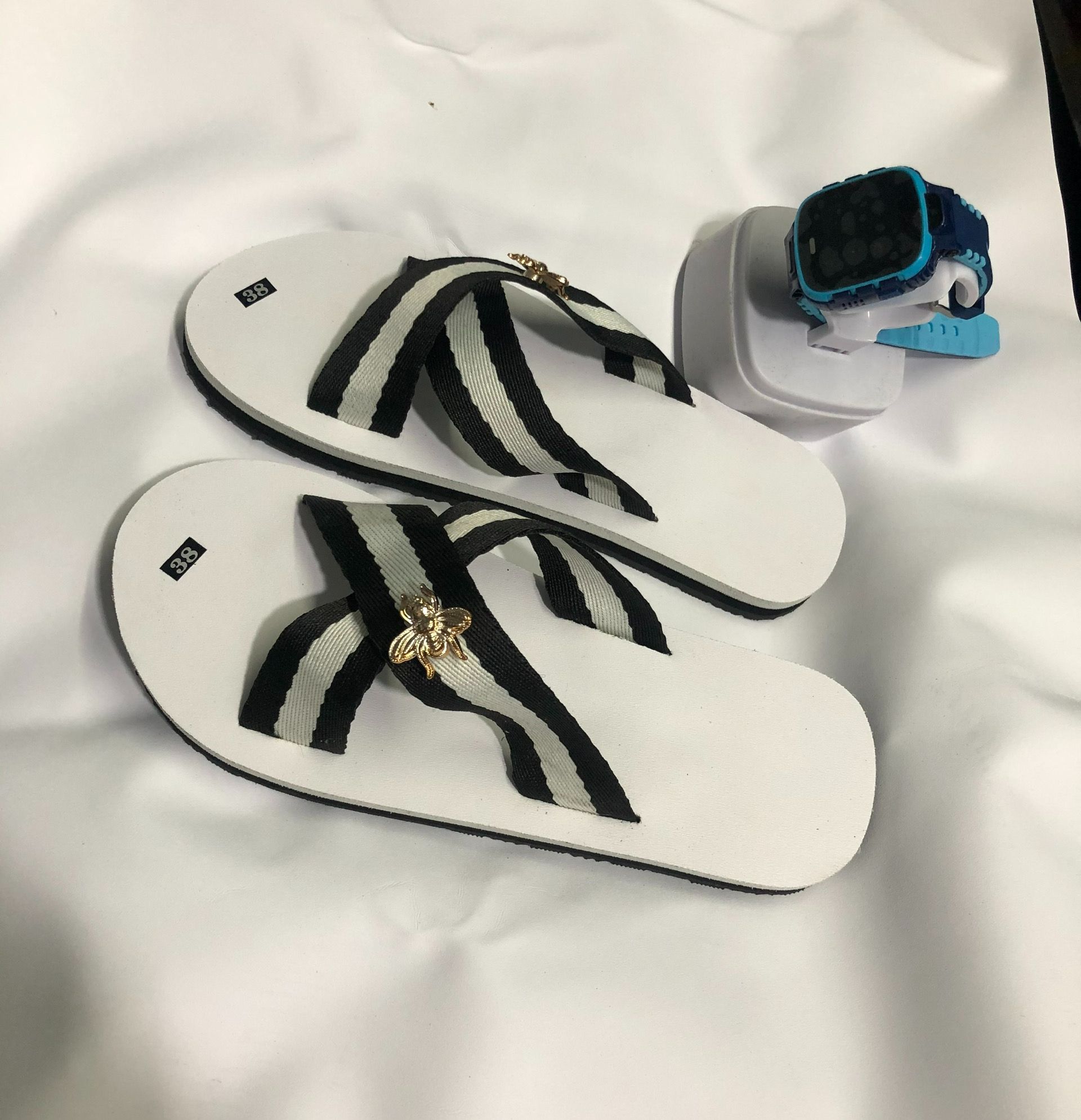 [FREESHIP + HOÀN TIỀN 50K] Dép quai chéo nam nữ ( đế trắng quai dù trắng đen ) size từ 34 đến 44
